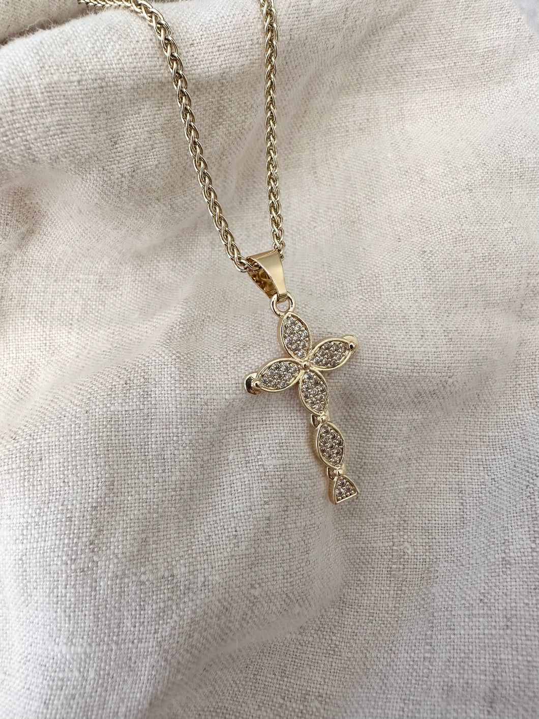cher cross necklace