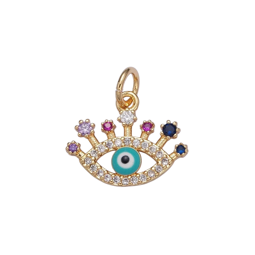 Multi Color Evil Eye Charm
